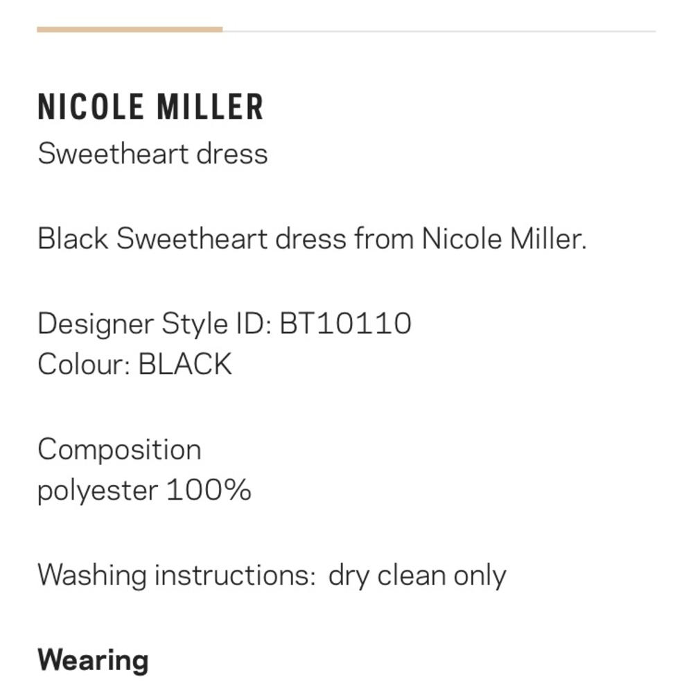 •Nicole Miller Collection• Lace Sweetheart Dress - Picture 5 of 5